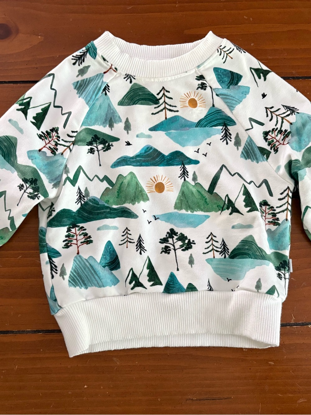 Little Sleepies Mountain Mist Crewneck NWOT